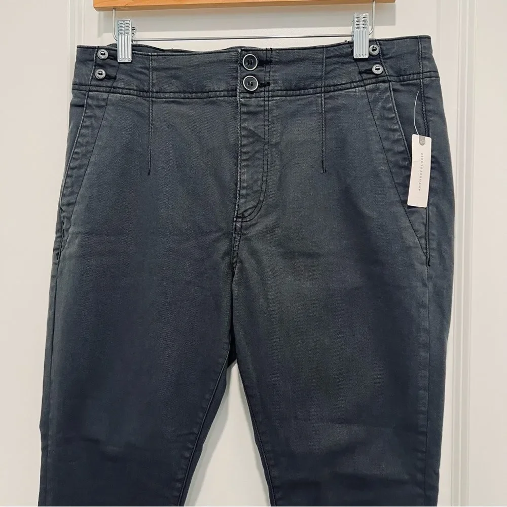 Anthropologie Pilcro High-Rise Darted Skinny Jeans in Black Women’s Sz. 31 NWT - Picture 3 of 14